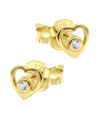 Heart Silver Stud Earring STS-7057